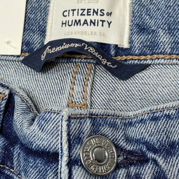 NEW CITIZENS OF HUMANITY Emerson Women’s Slim Fit Boyfriend Jeans – Blue - Picture 7 of 9